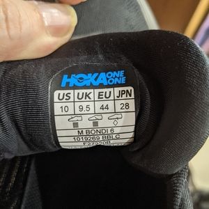 HOKA ONE ONE Men's Bondi 6 Black